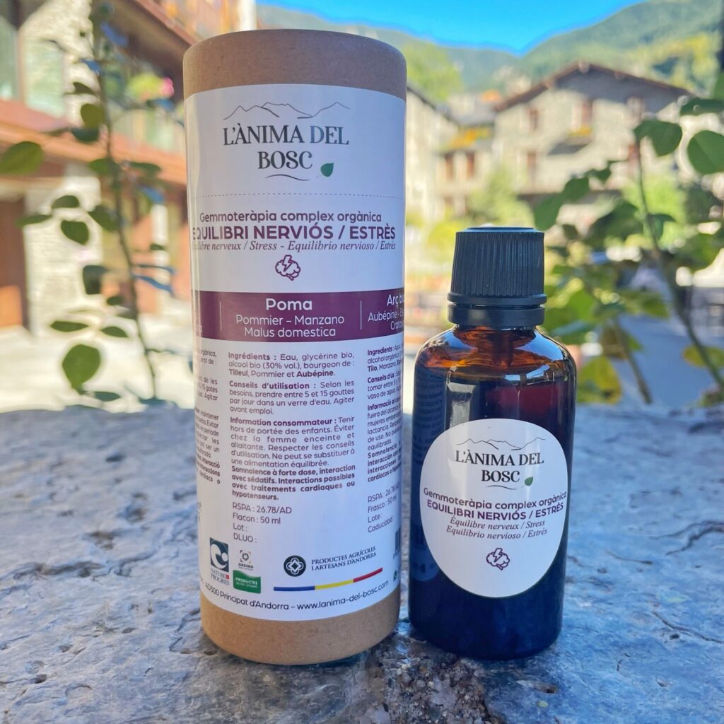 Équilibre du système nerveux - Tilleul, Aubépine et Pommier 50 ml
