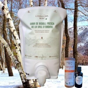 Saba de bedoll de la vall d'Ordino 3 litres + complex de gemmoteràpia detox