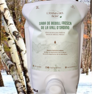 Sève de bouleau fraiche de la vallée d'Ordino - 3 litres